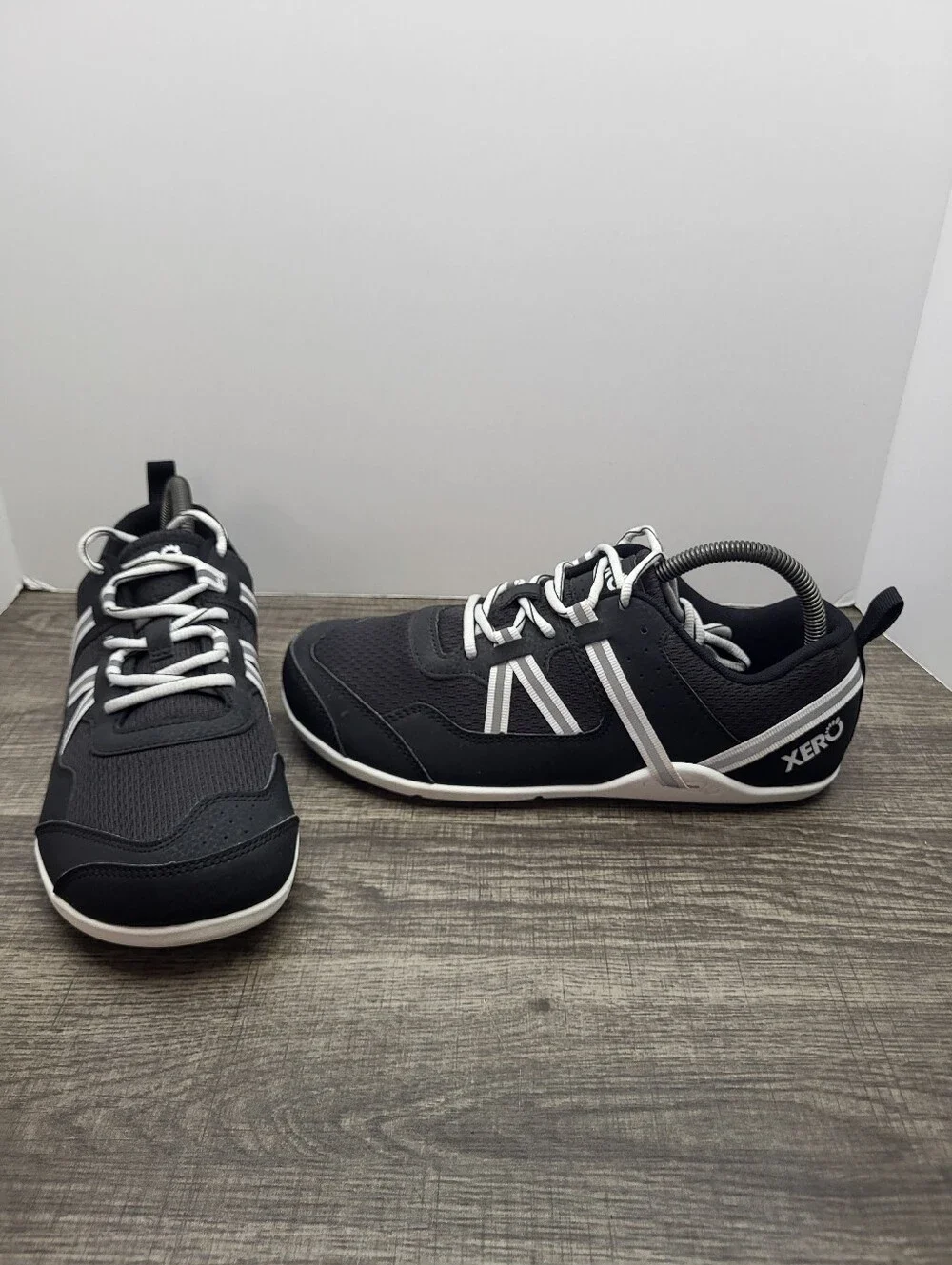 Xero Shoes Prio Black White Running Athletic Sneaker Shoes Women Sz 9 Minimalist